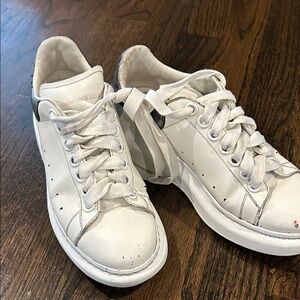 Alexander McQueen White Leather Sneakers